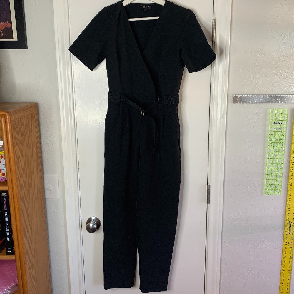 TopShop Jumpsuit Black Sz 0